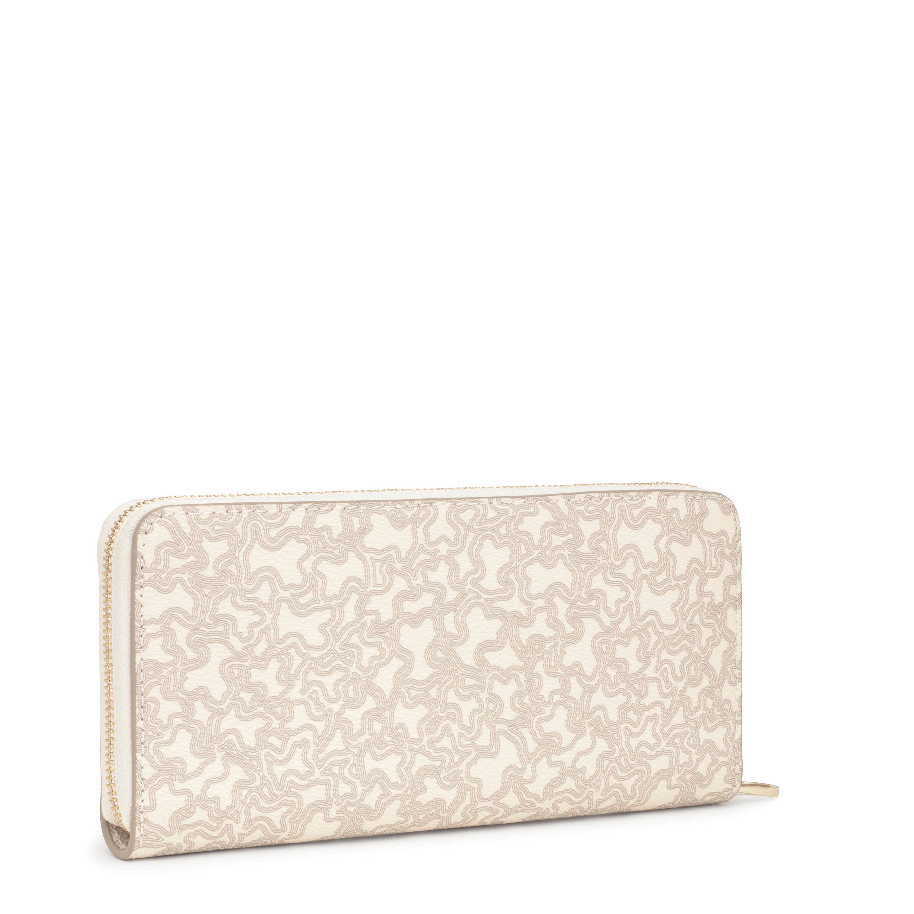 Beige Wallet Kaos Mini Lines
