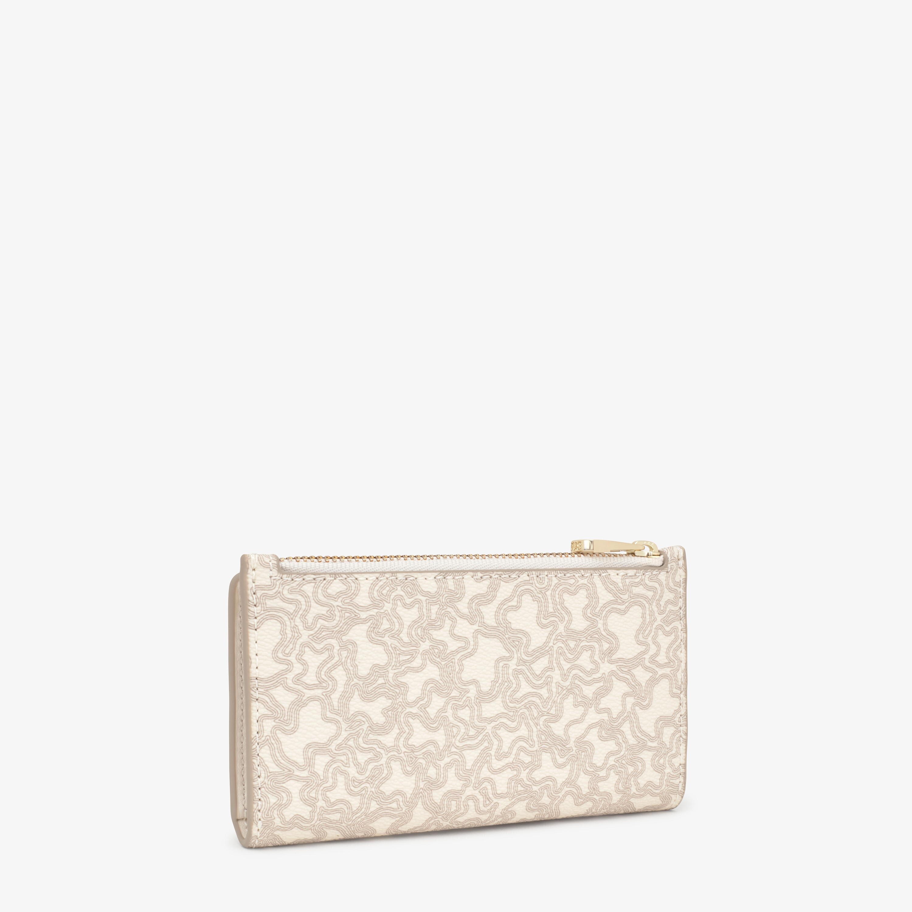 Beige Wallet Kaos Mini Lines