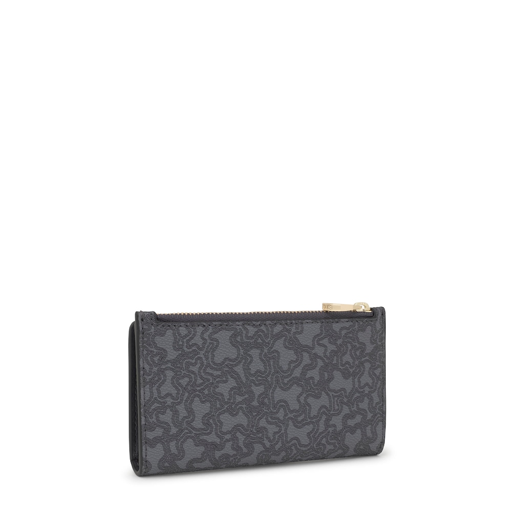 Cartera gris oscuro Kaos Mini Lines Cartera gris oscuro Kaos Mini Lines