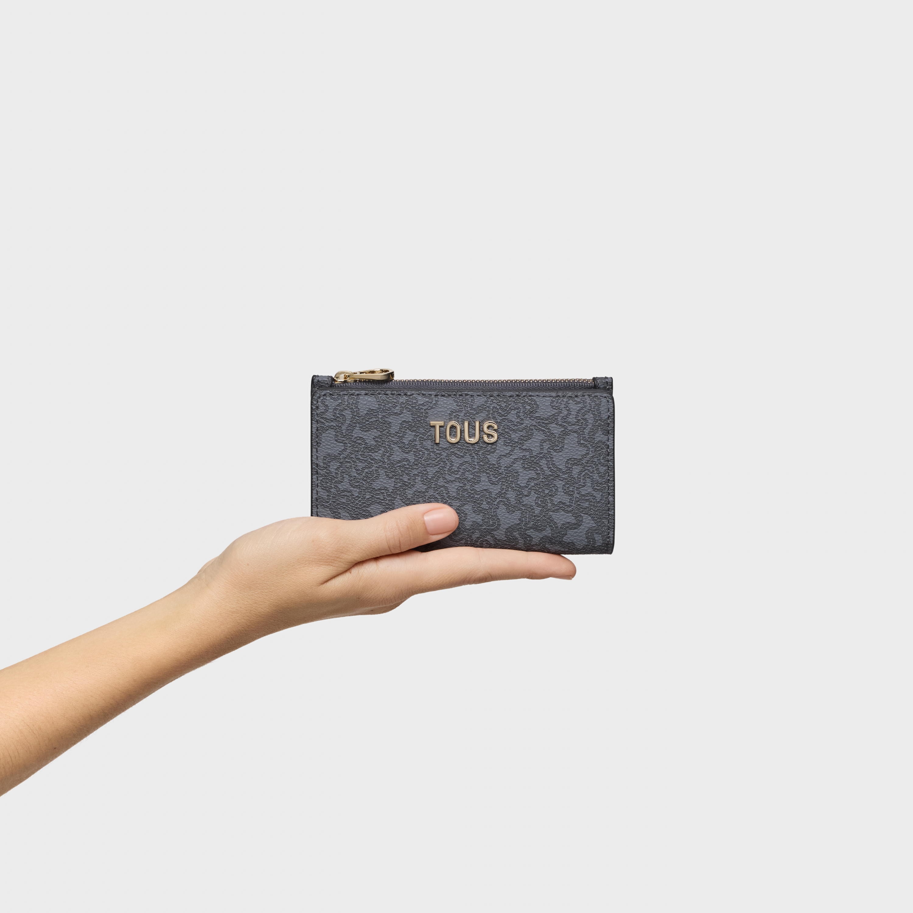 Dark gray Wallet Kaos Mini Lines