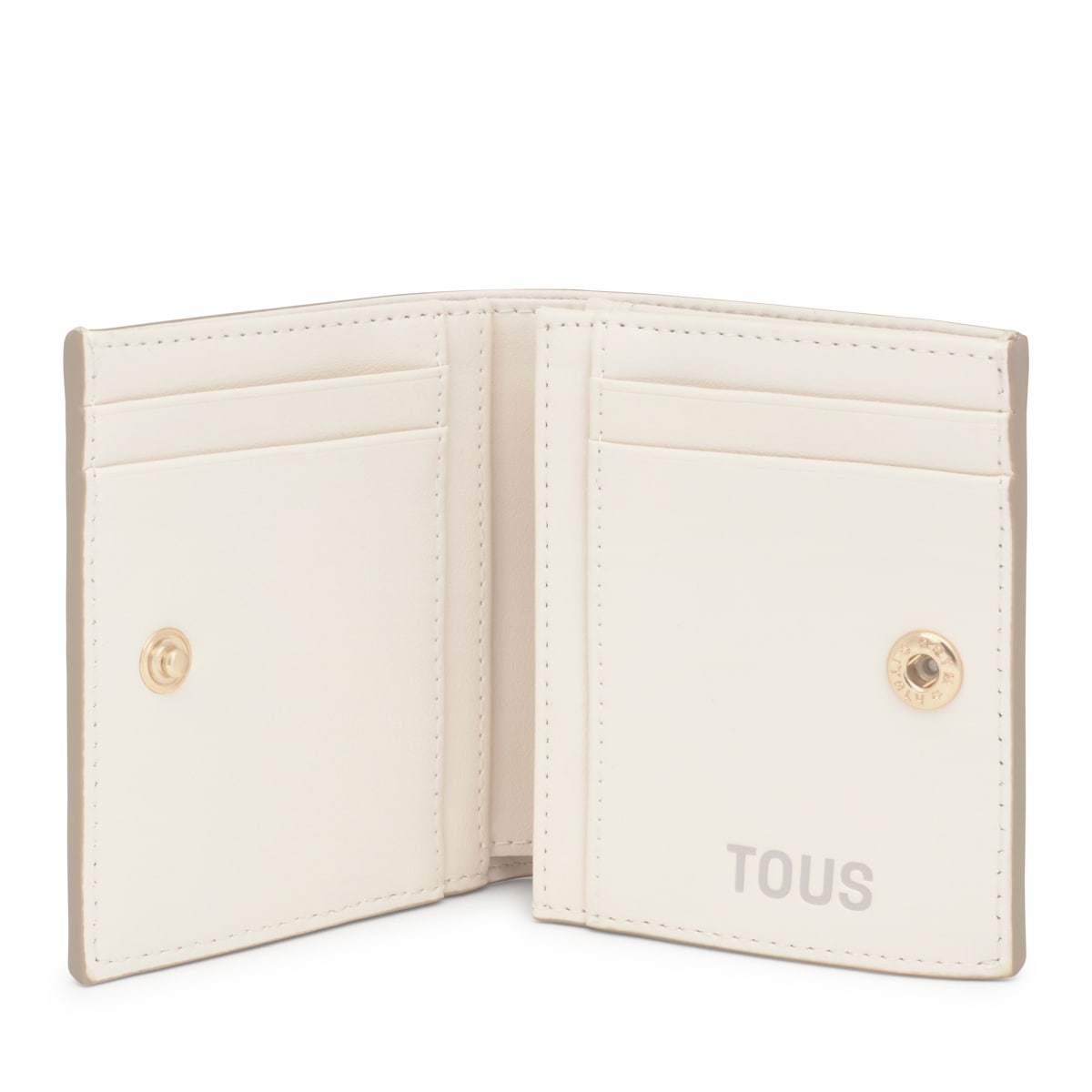 Small beige Wallet Kaos Mini Lines