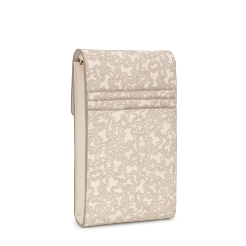 Beige hanging Phone case Kaos Mini Lines