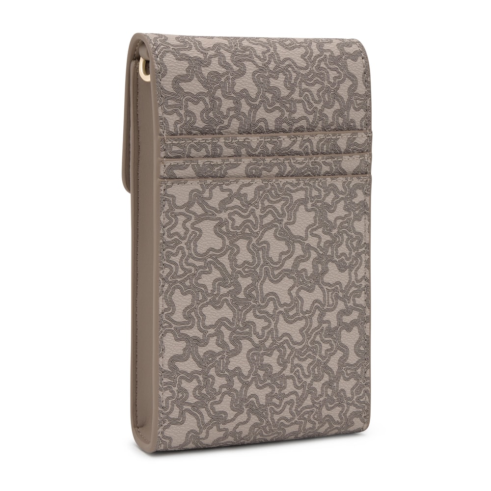 Z&aacute;věsn&yacute; obal na mobiln&iacute; telefon v&nbsp;&scaron;edohněd&eacute; barvě Kaos Mini Lines