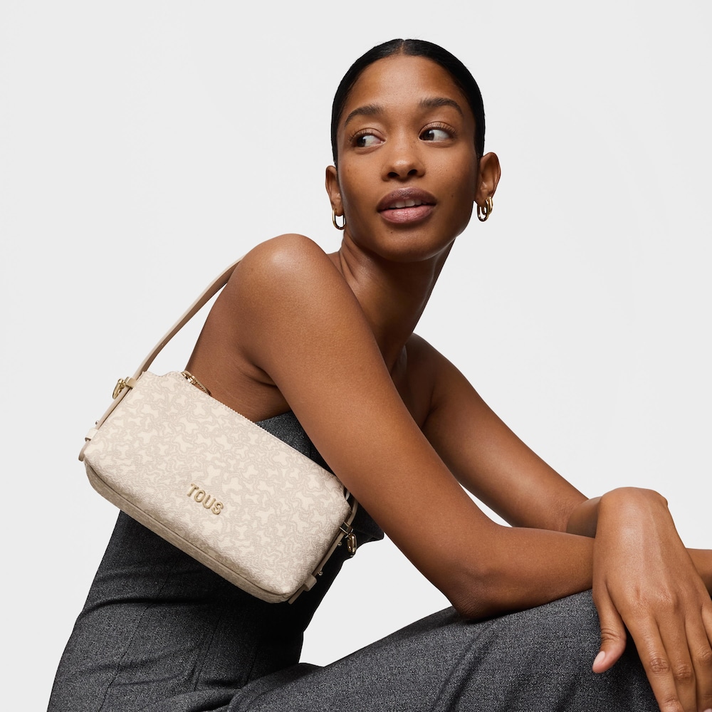 Beige mini Bag Kaos Mini Lines