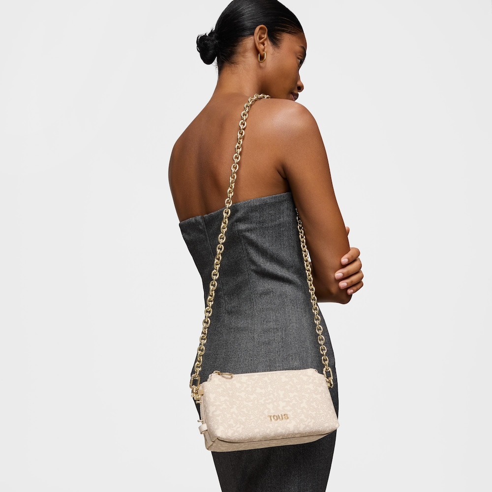 Beige mini Bag Kaos Mini Lines