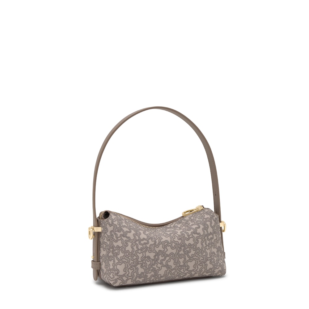 Szarobrązowa torebka mini Kaos Mini Lines