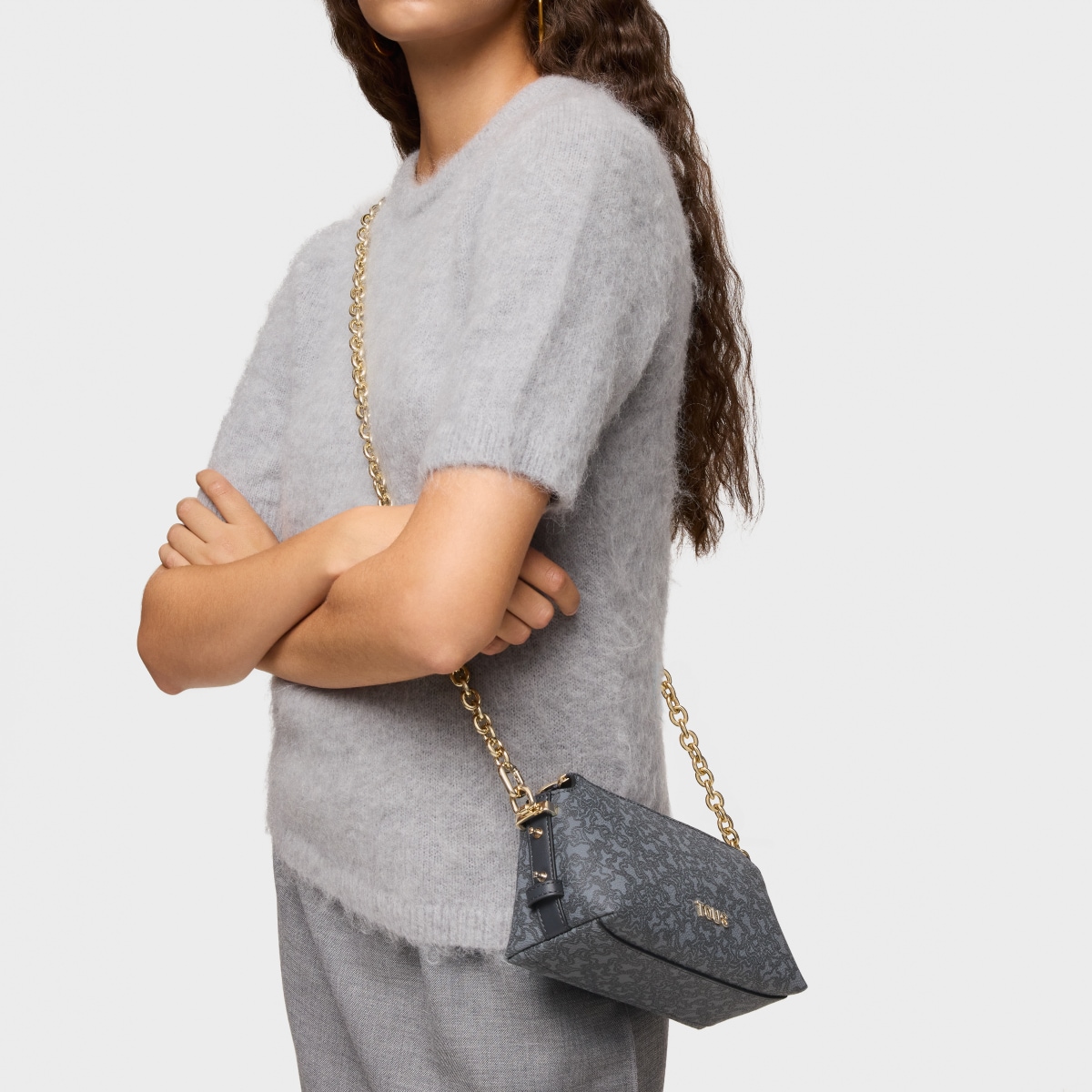Dark gray mini Bag Kaos Mini Lines