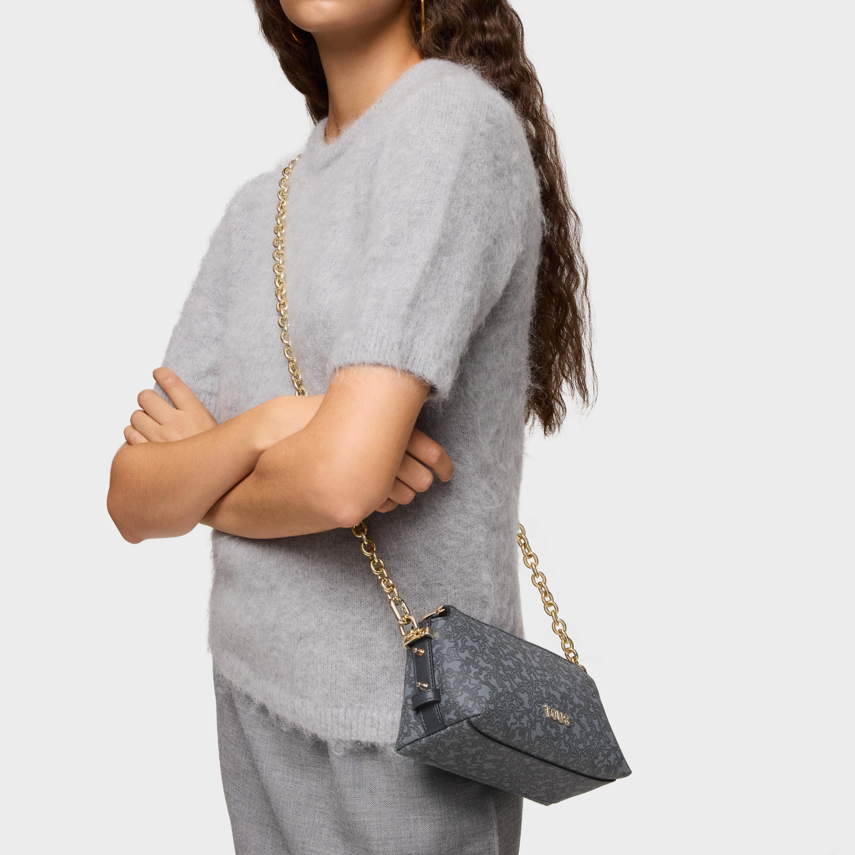 Dark gray mini Bag Kaos Mini Lines