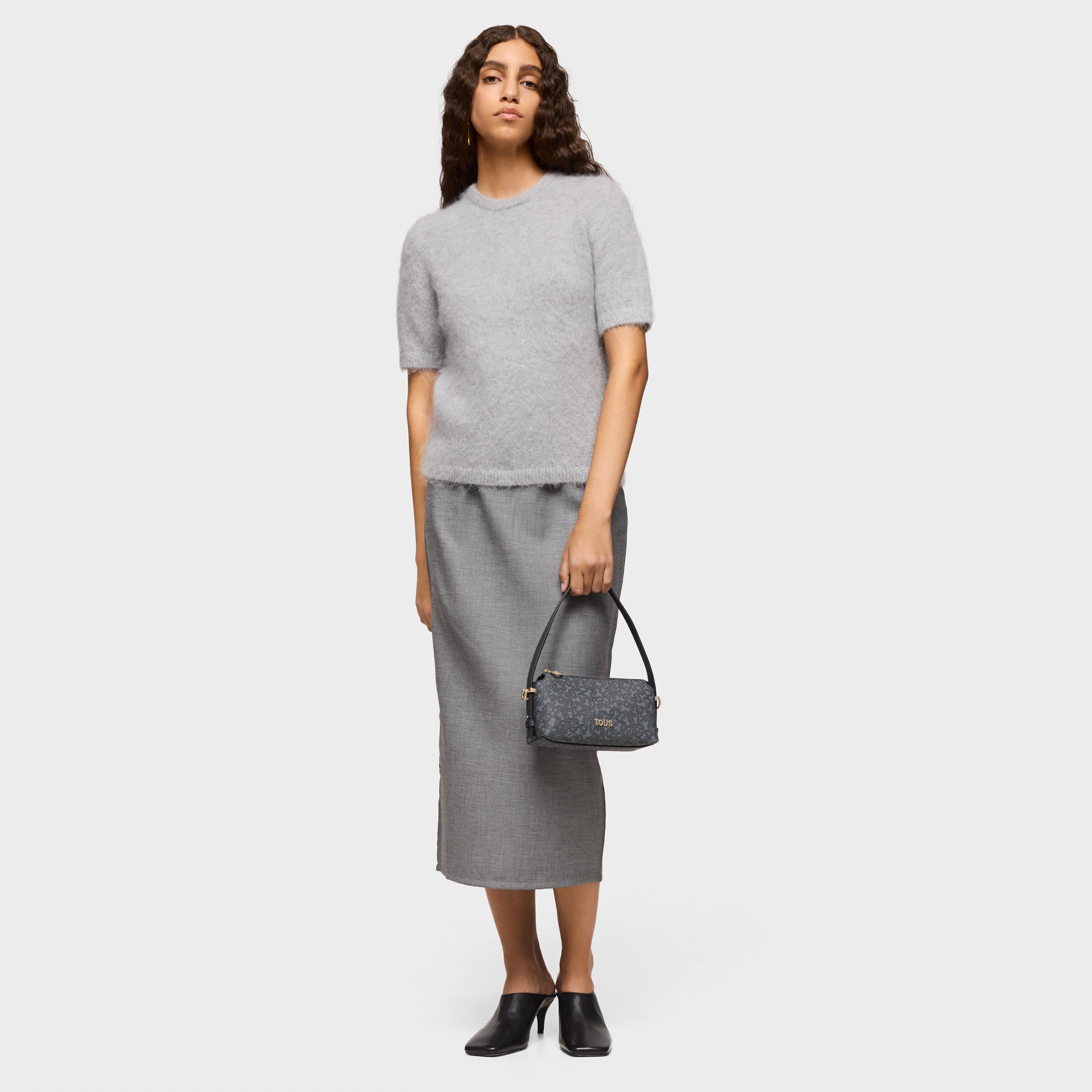 Dark gray mini Bag Kaos Mini Lines
