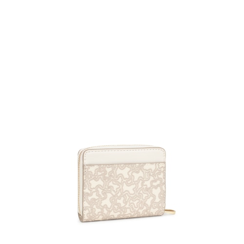 Beige Change purse Kaos Mini Lines