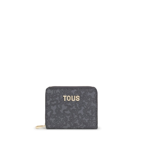 Monedero gris oscuro Kaos Mini Lines