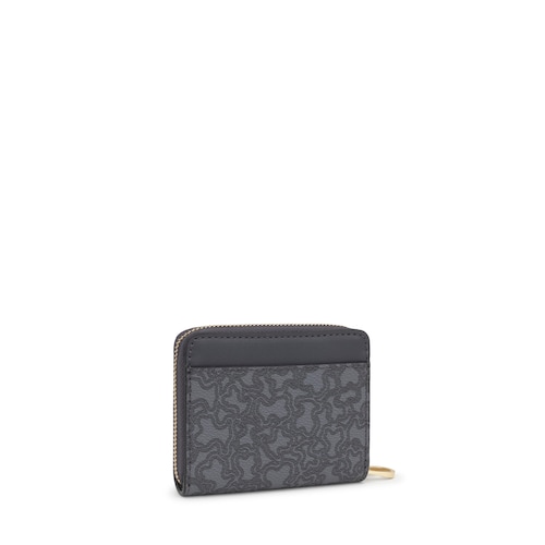 Monedero gris oscuro Kaos Mini Lines