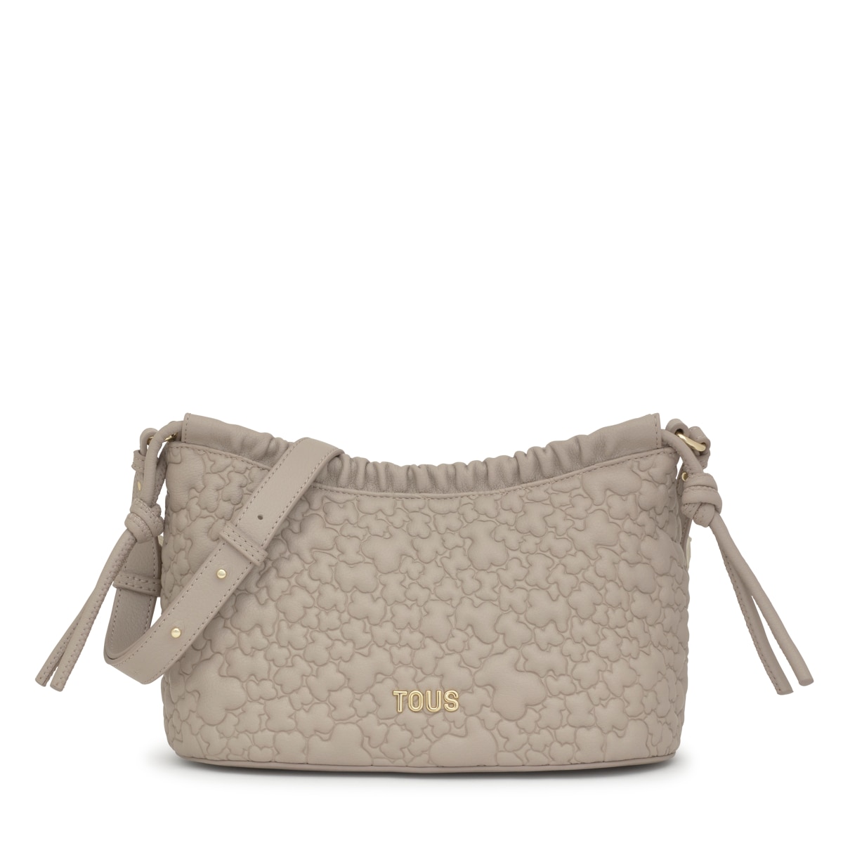 Medium taupe Crossbody bag TOUS Puffy Bear