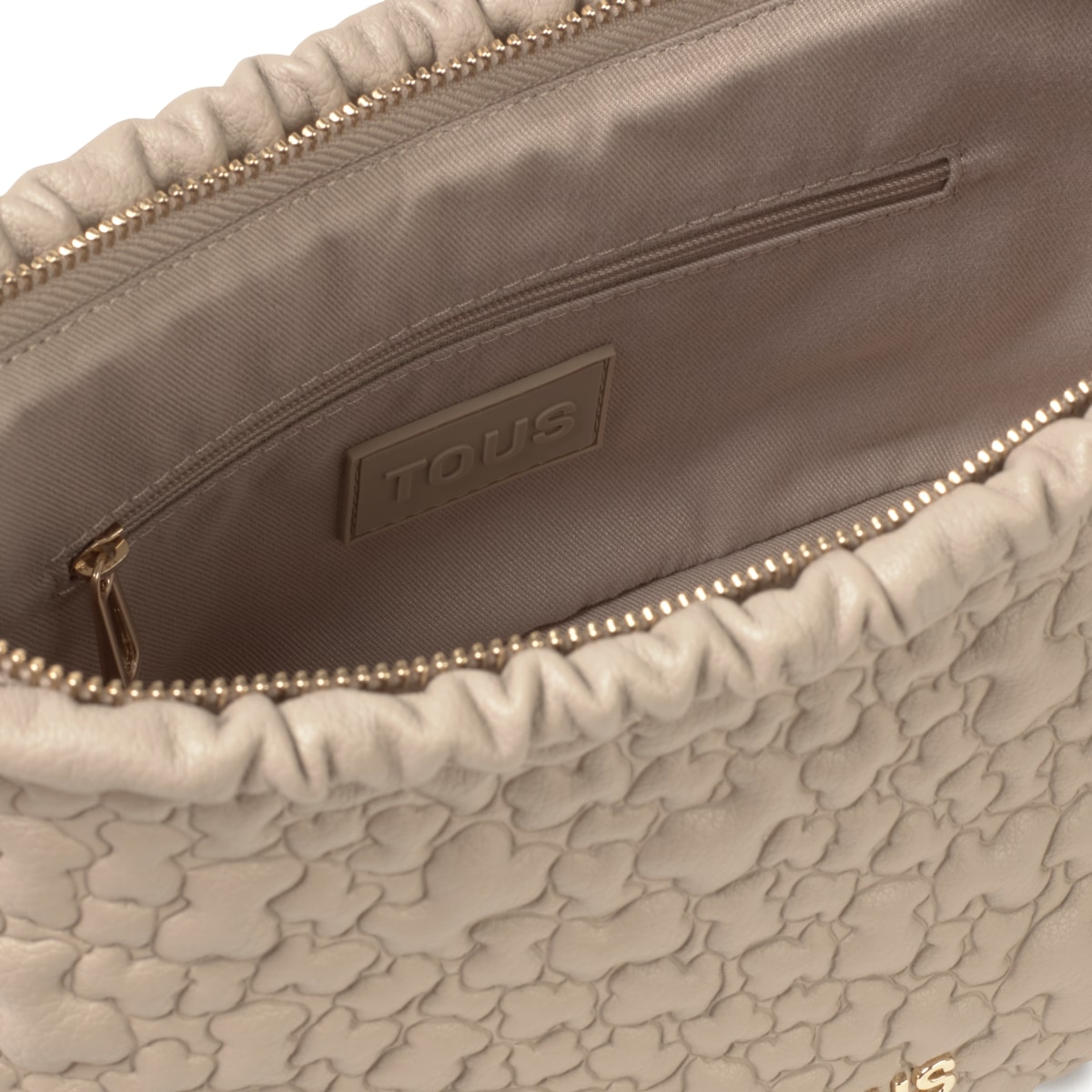 Medium taupe Crossbody bag TOUS Puffy Bear