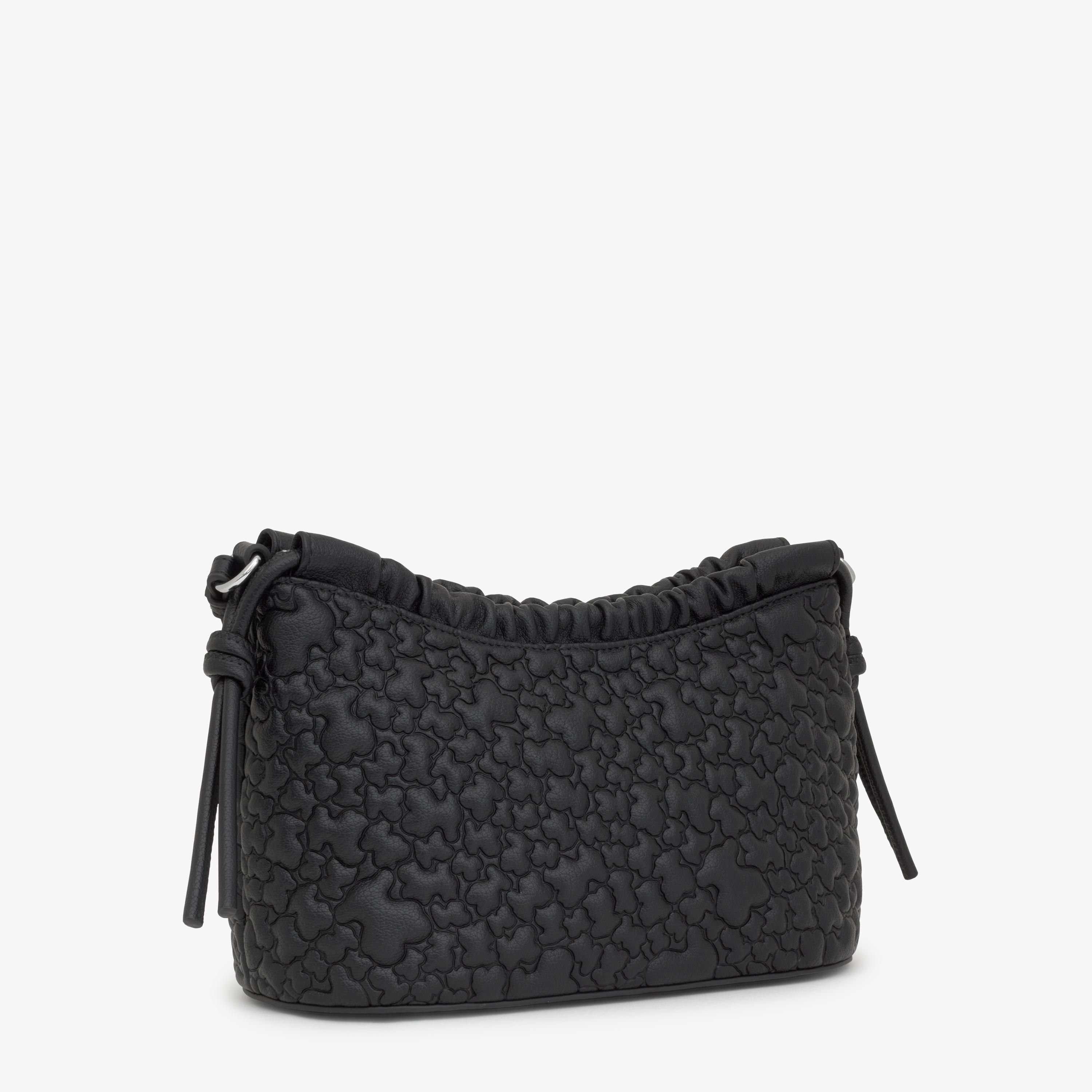 Medium black Crossbody bag TOUS Puffy Bear