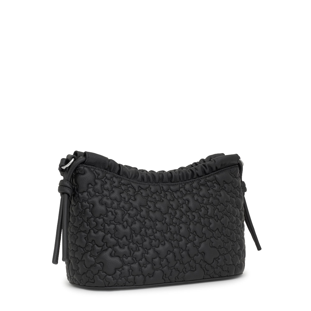 Medium black Crossbody bag TOUS Puffy Bear