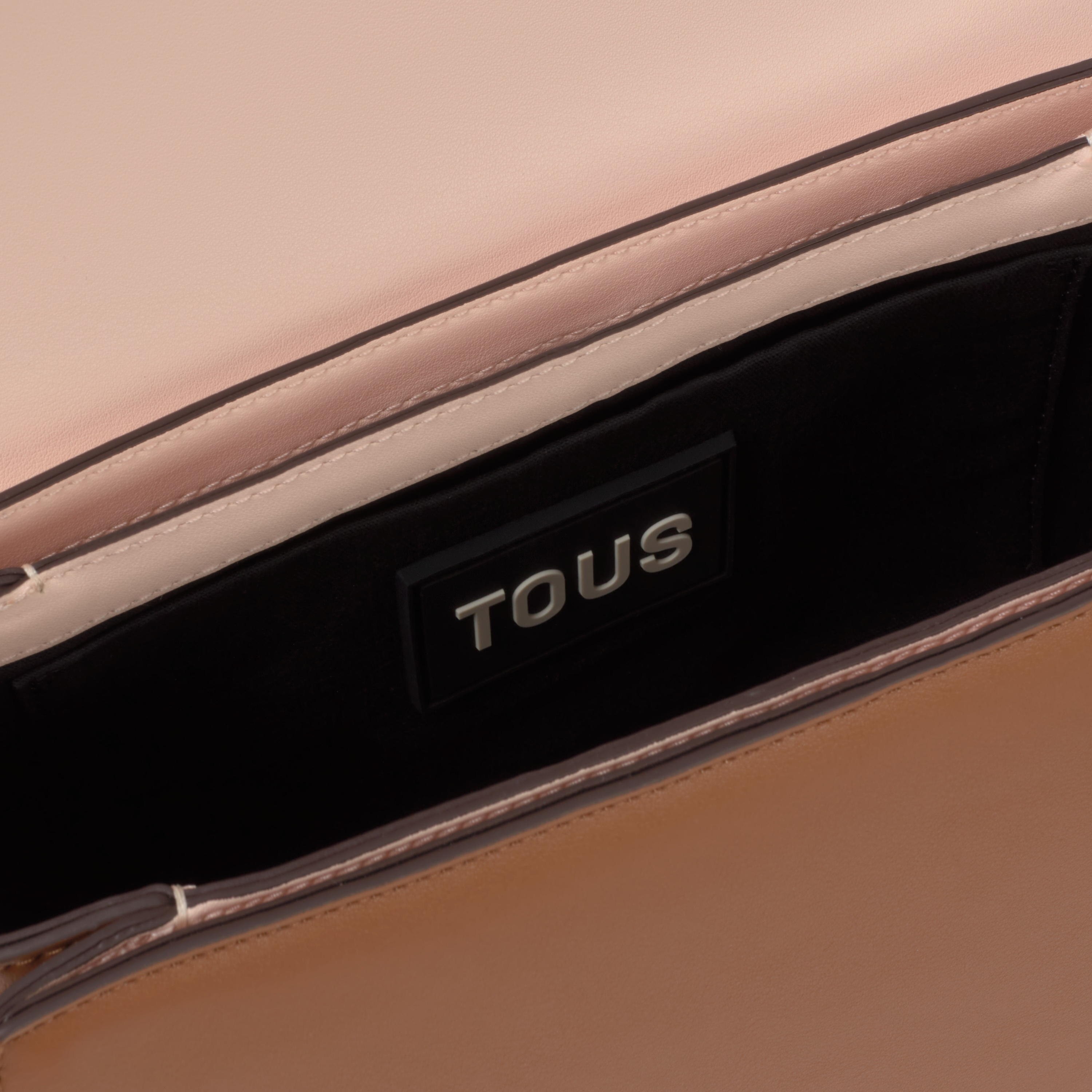 Medium camel beige chain Crossbody bag Kaos Icon