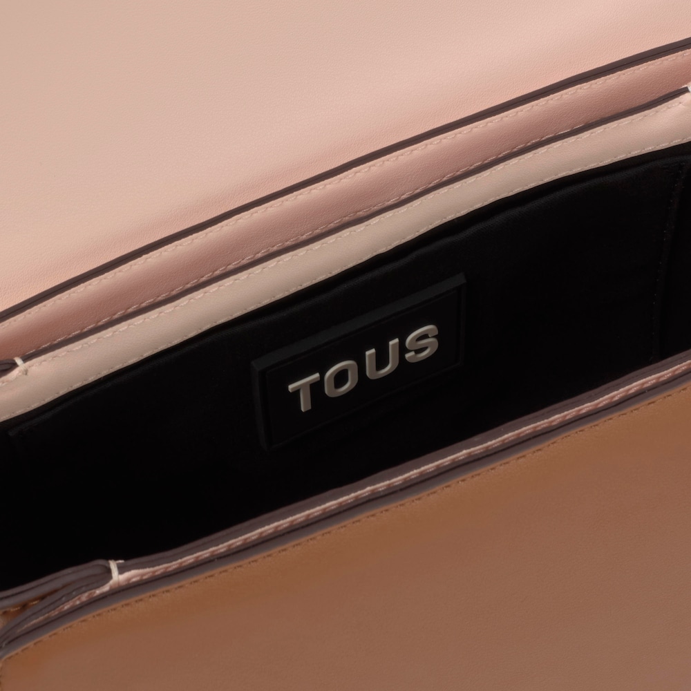 Medium camel beige chain Crossbody bag Kaos Icon