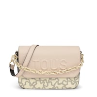 Medium black and beige chain Crossbody bag Kaos Icon