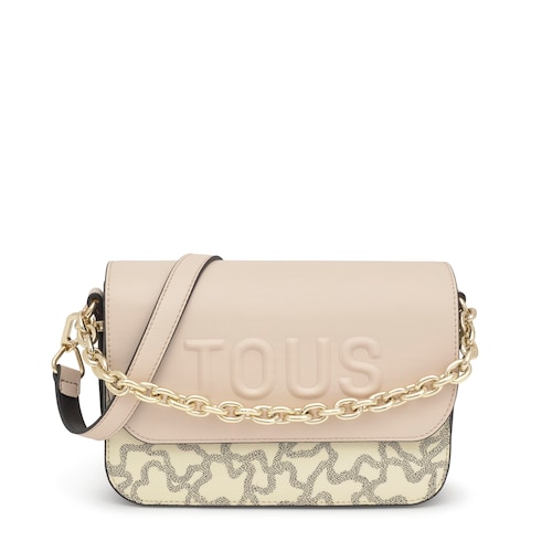 Medium black and beige chain Crossbody bag Kaos Icon