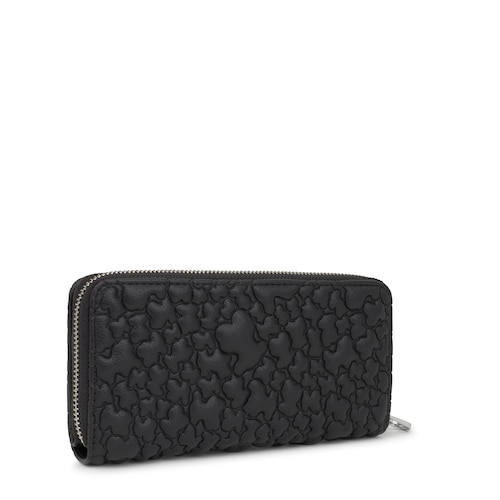 Black Wallet TOUS Puffy Bear