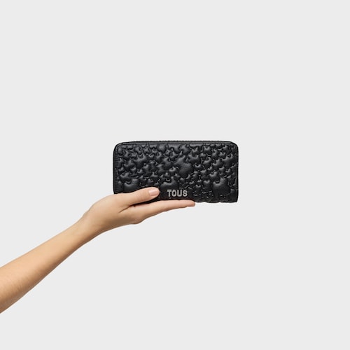 Black Wallet TOUS Puffy Bear