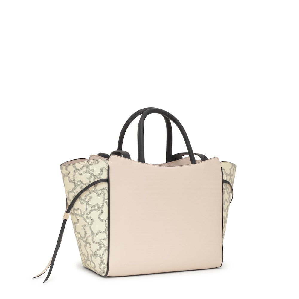 Medium black and beige City bag Kaos Icon image number 1