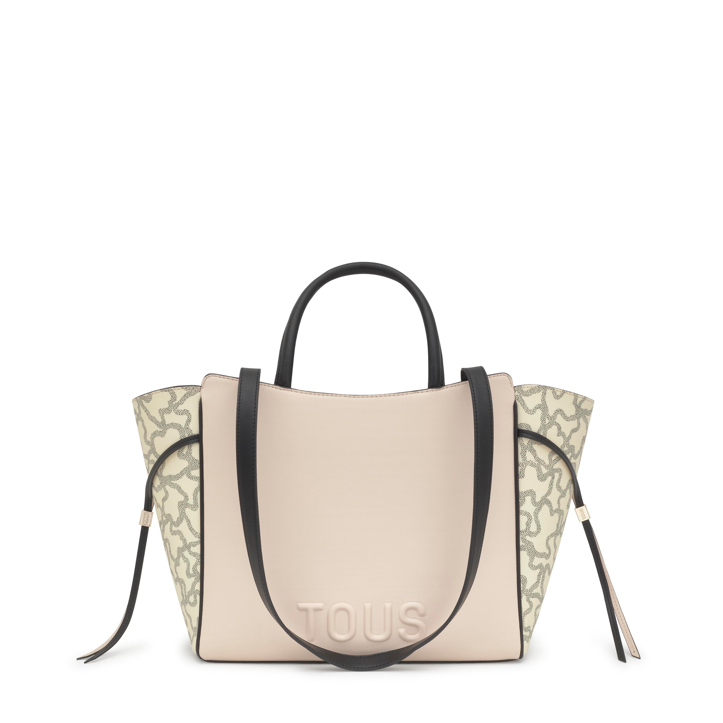 Medium black and beige City bag Kaos Icon