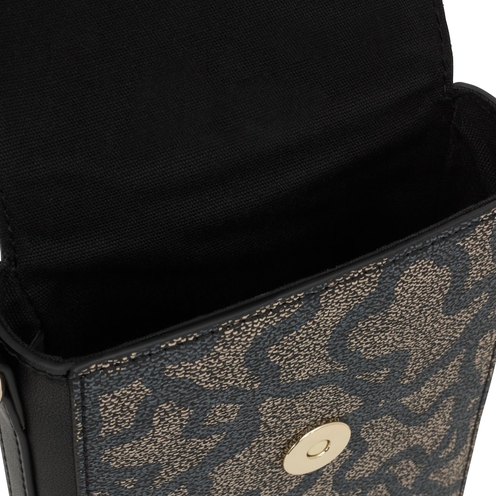 Funda de m&oacute;vil colgante negra Kaos Icon