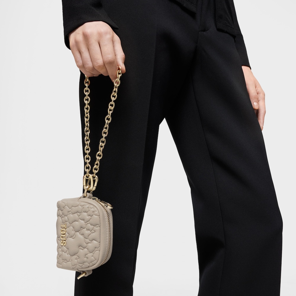 Siv&aacute; Peňaženka na mince TOUS Puffy Bear