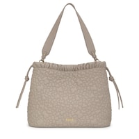Large taupe TOUS Puffy Bear Shoulder bag