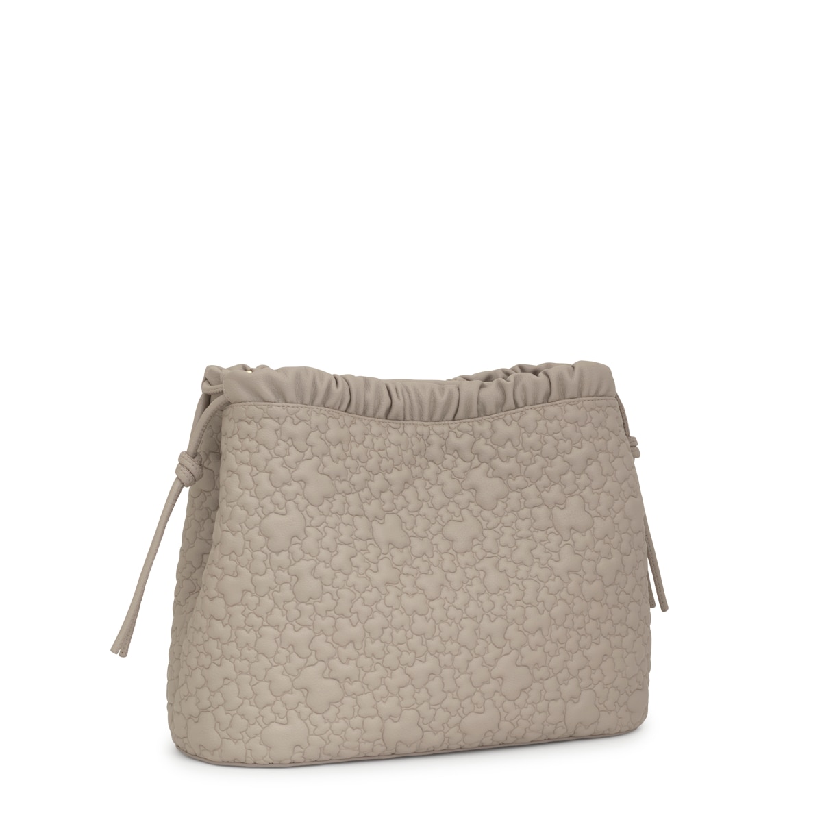 Large taupe TOUS Puffy Bear Shoulder bag