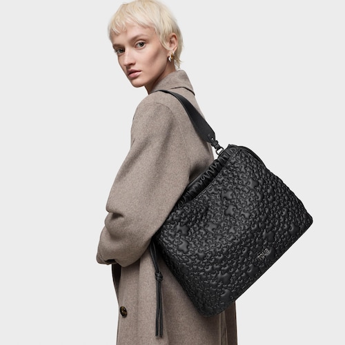 Large black Shoulder bag TOUS Puffy Bear
