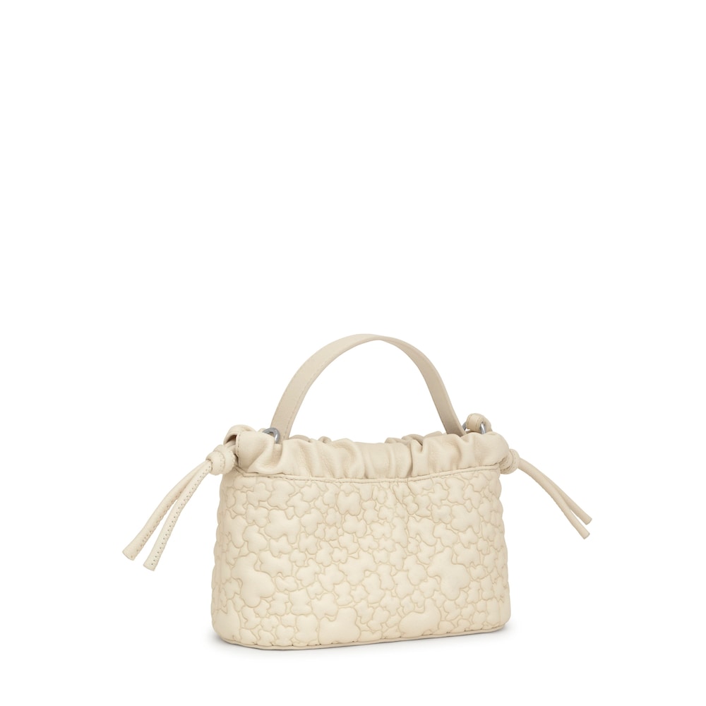 Small beige Shoulder bag TOUS Puffy Bear