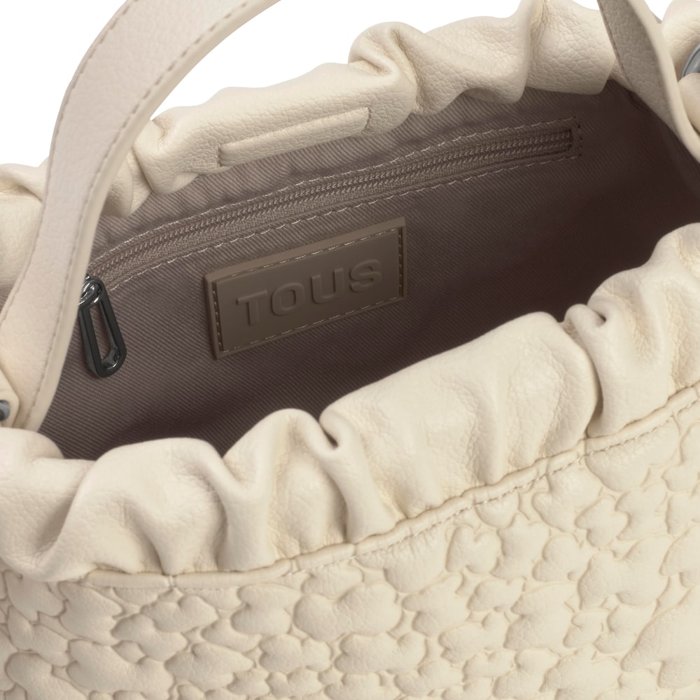 Small beige Shoulder bag TOUS Puffy Bear image number 2