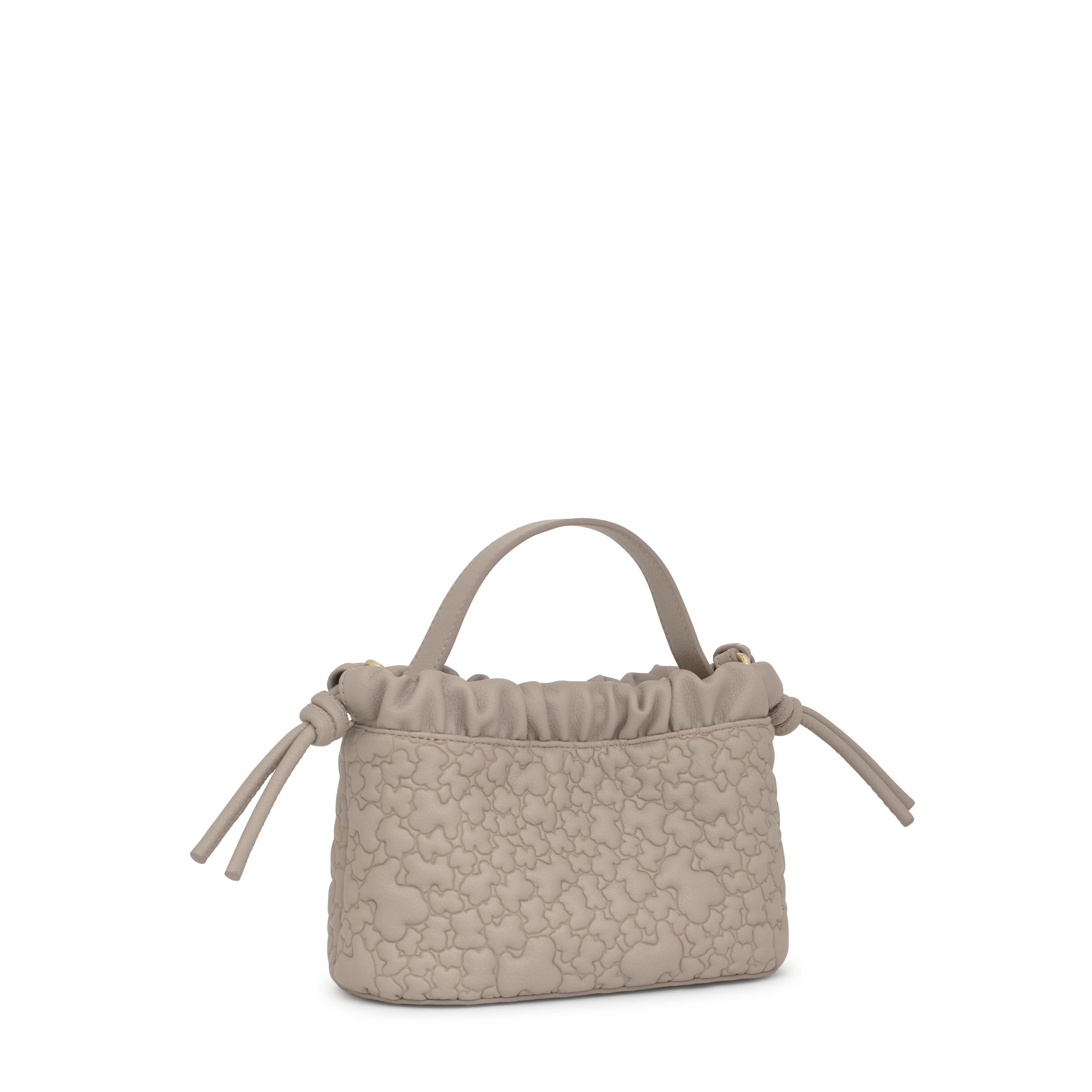 Small taupe Shoulder bag TOUS Puffy Bear