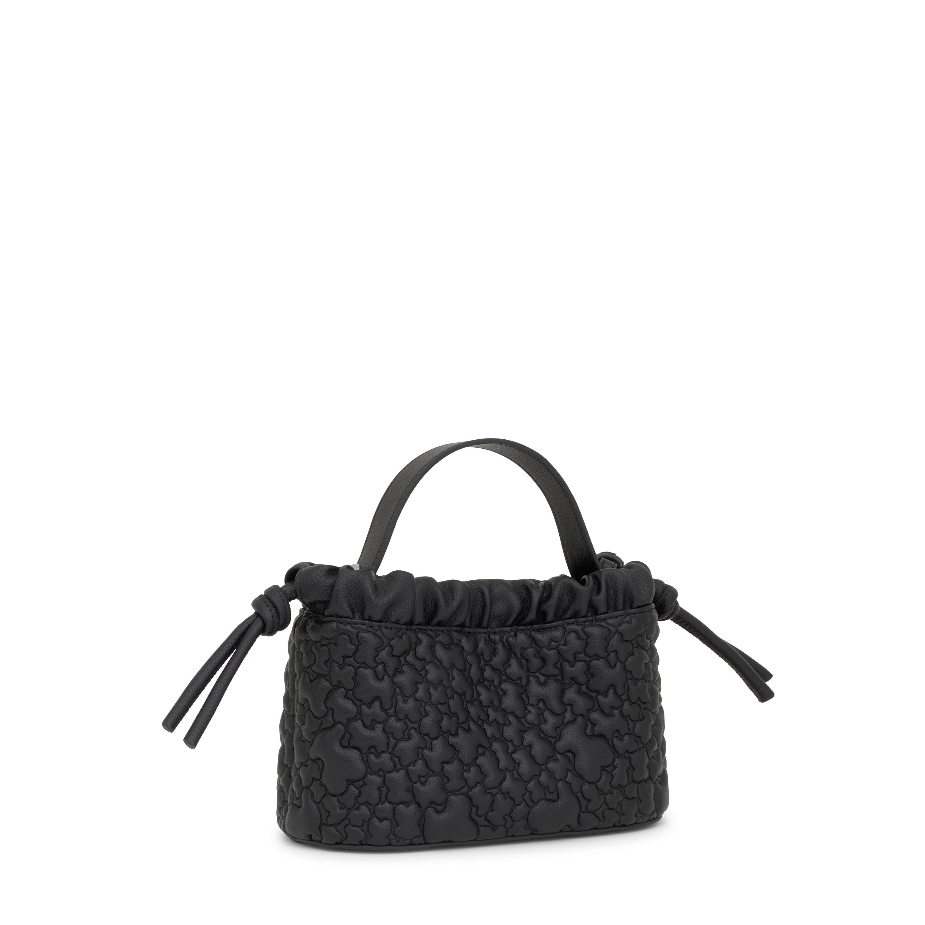 Small black shoulder bag TOUS Puffy Bear