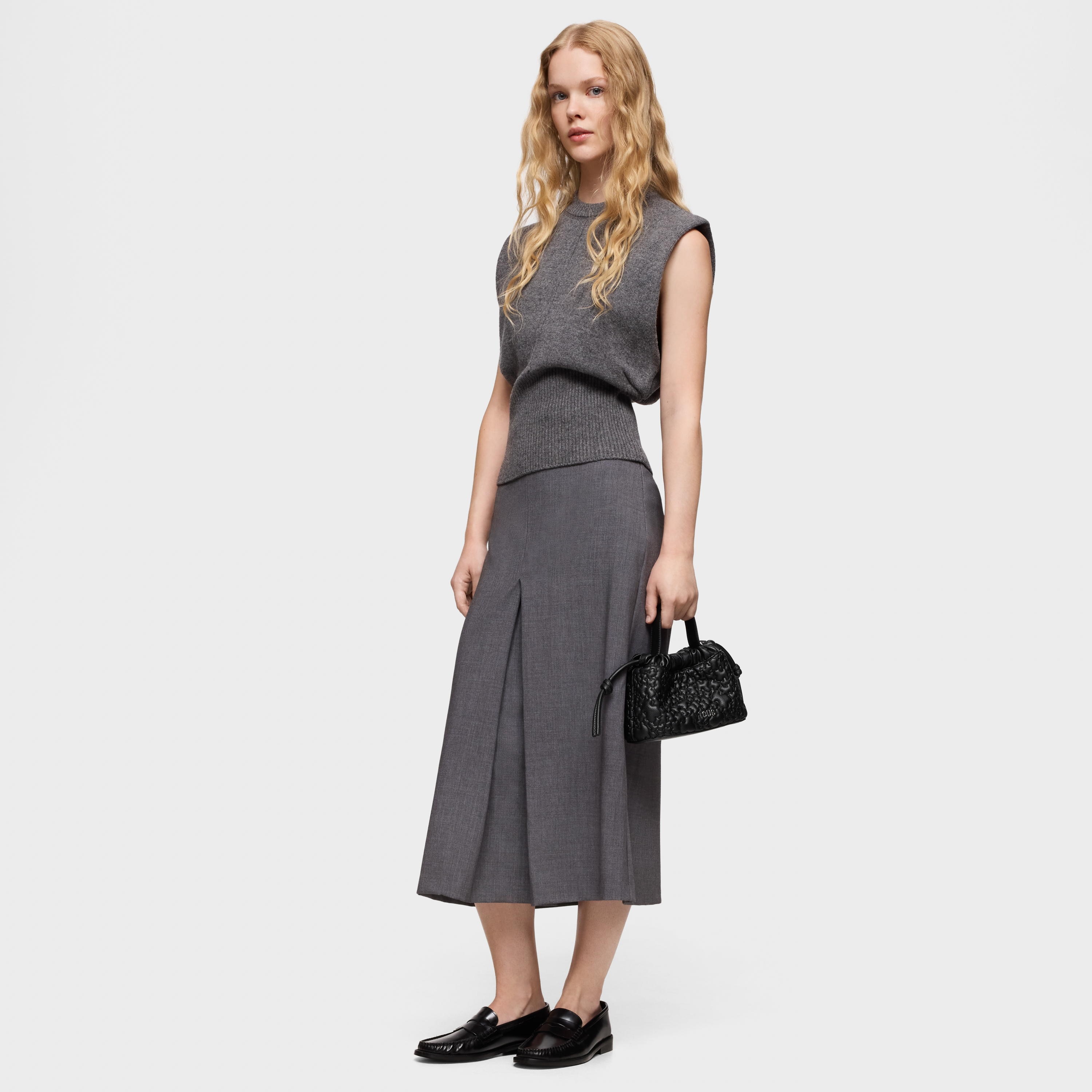 Small black shoulder bag TOUS Puffy Bear