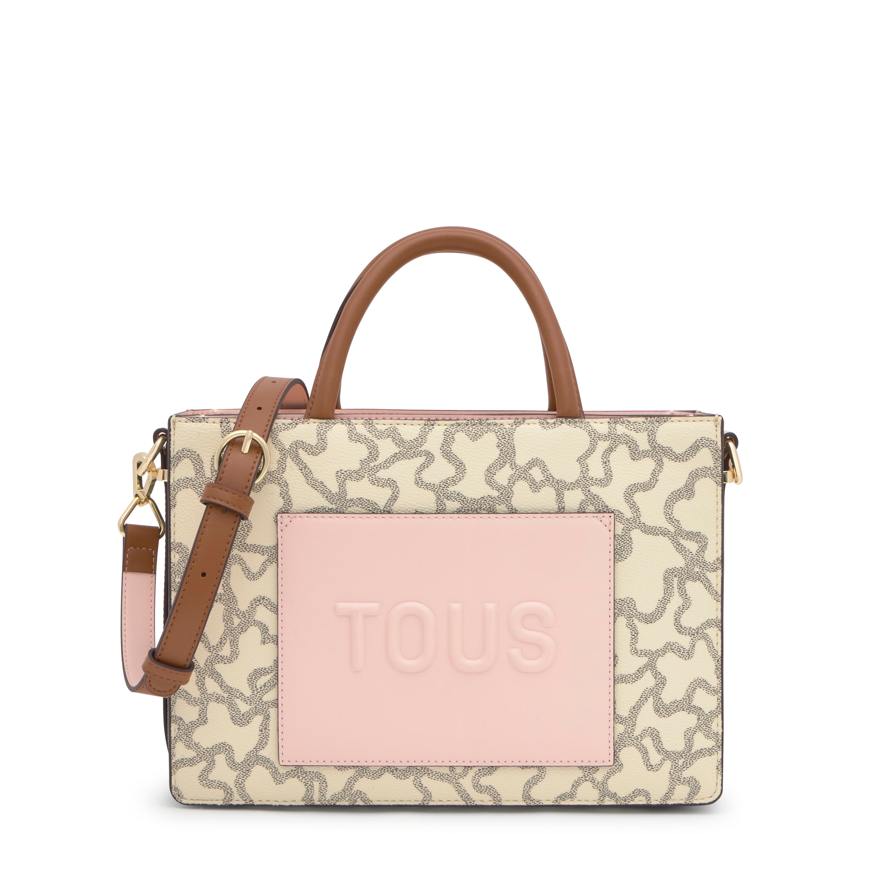 Medium beige Amaya Shopping bag Kaos Icon