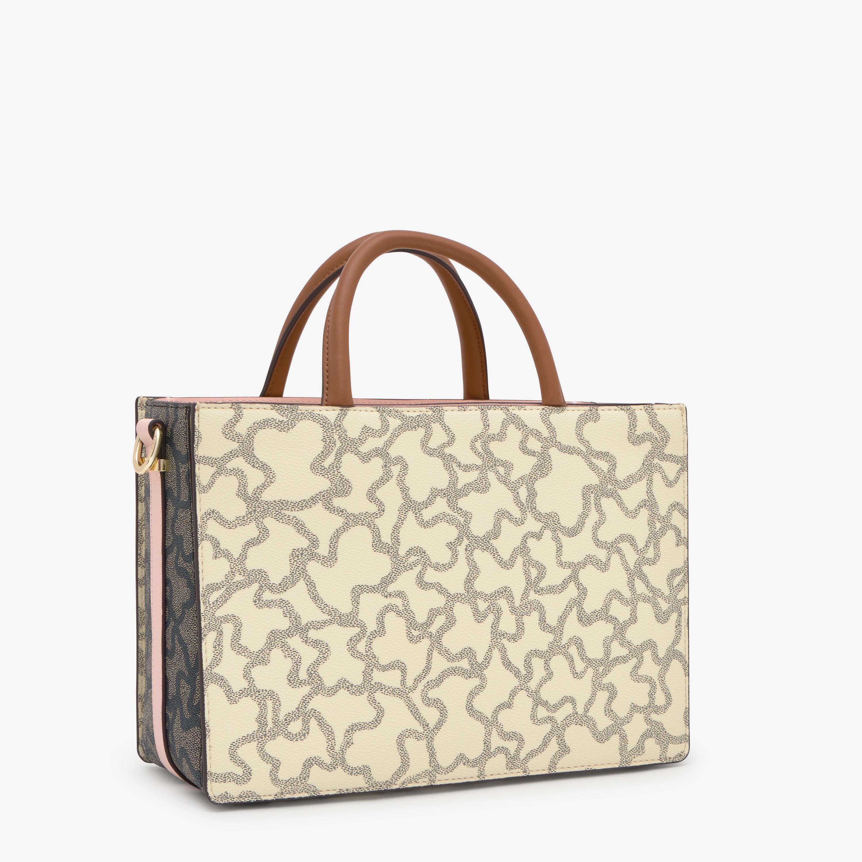 Medium beige Amaya Shopping bag Kaos Icon