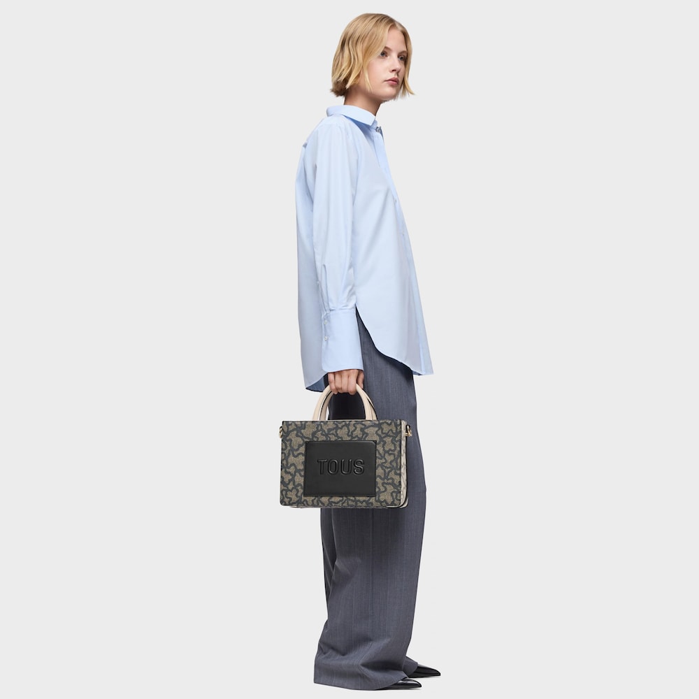 Shopper mediano Amaya negro Kaos Icon image number 4