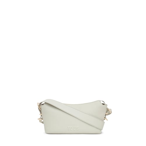Bandolera pequeña de piel verde palo TOUS Buckles