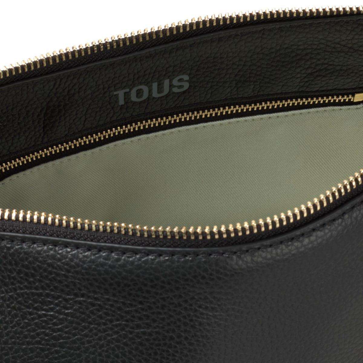 Small black leather Crossbody bag TOUS Buckles