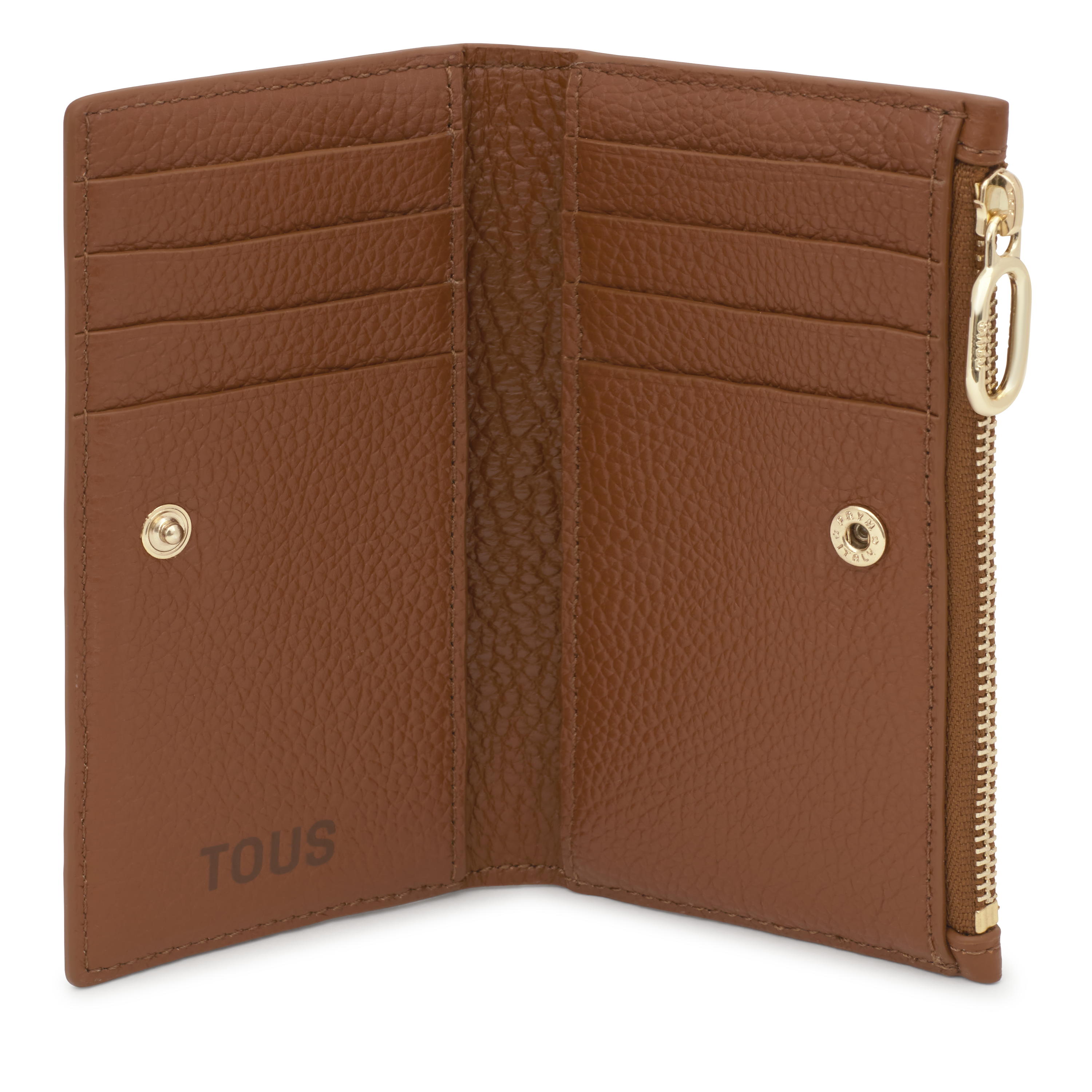 colored leather Card wallet TOUS Buckles