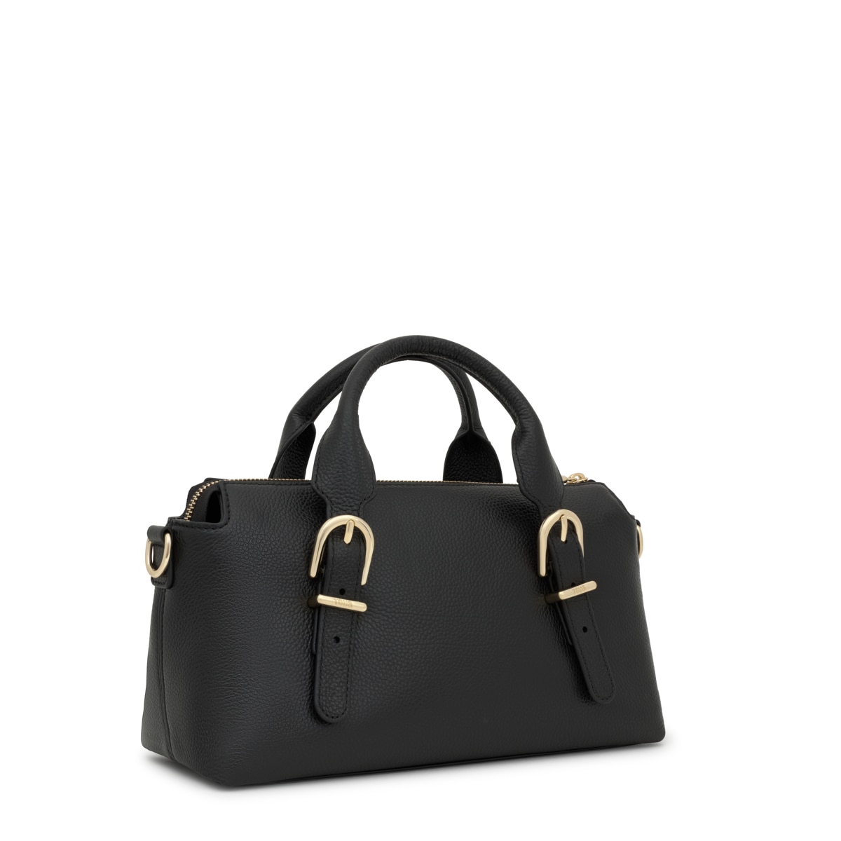 Medium black leather Bowling bag TOUS Buckles