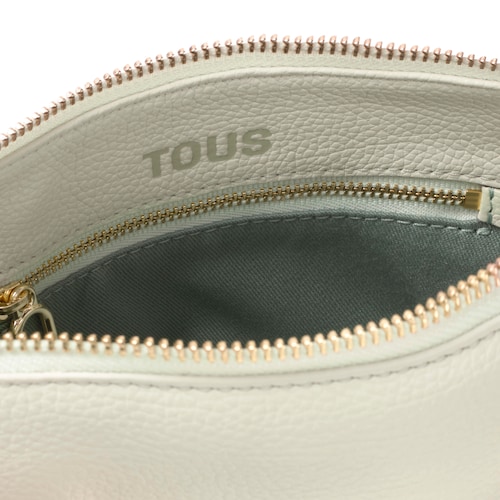 Bowling pequeño de piel verde palo TOUS Buckles