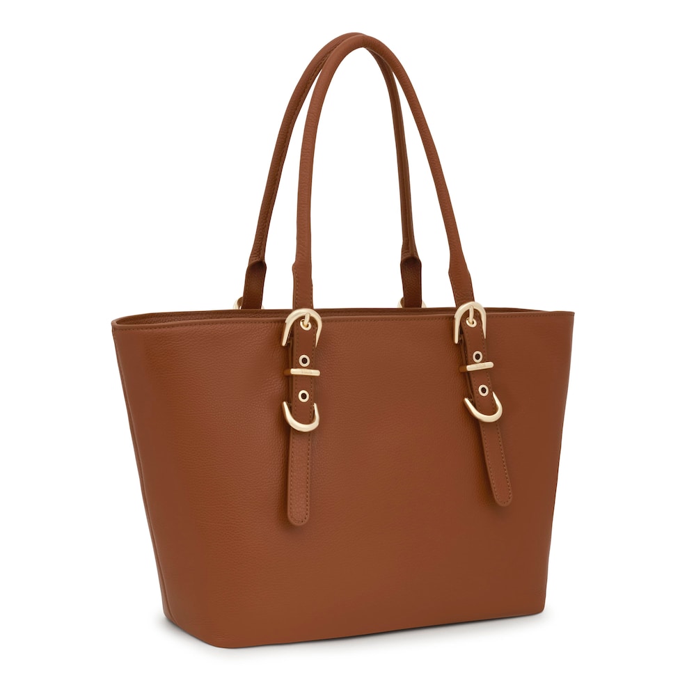 Large camel-colored leather Tote bag TOUS&nbsp;Buckles