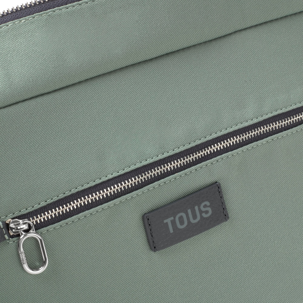 Medium dark gray leather Tote bag TOUS Buckles image number 2
