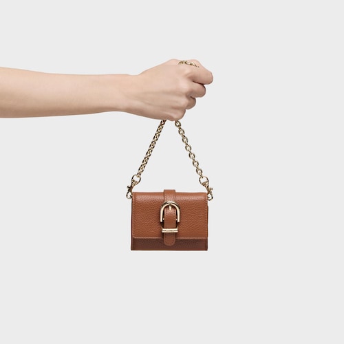 Monedero tarjetero colgante camel TOUS Buckles