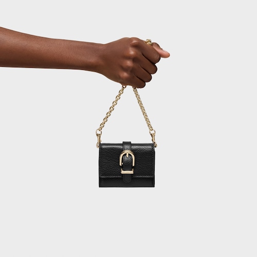 Monedero tarjetero colgante negro TOUS Buckles
